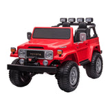 Blyton Kids Ride On Car, 12V Electric 2 Seater 4WD, Red