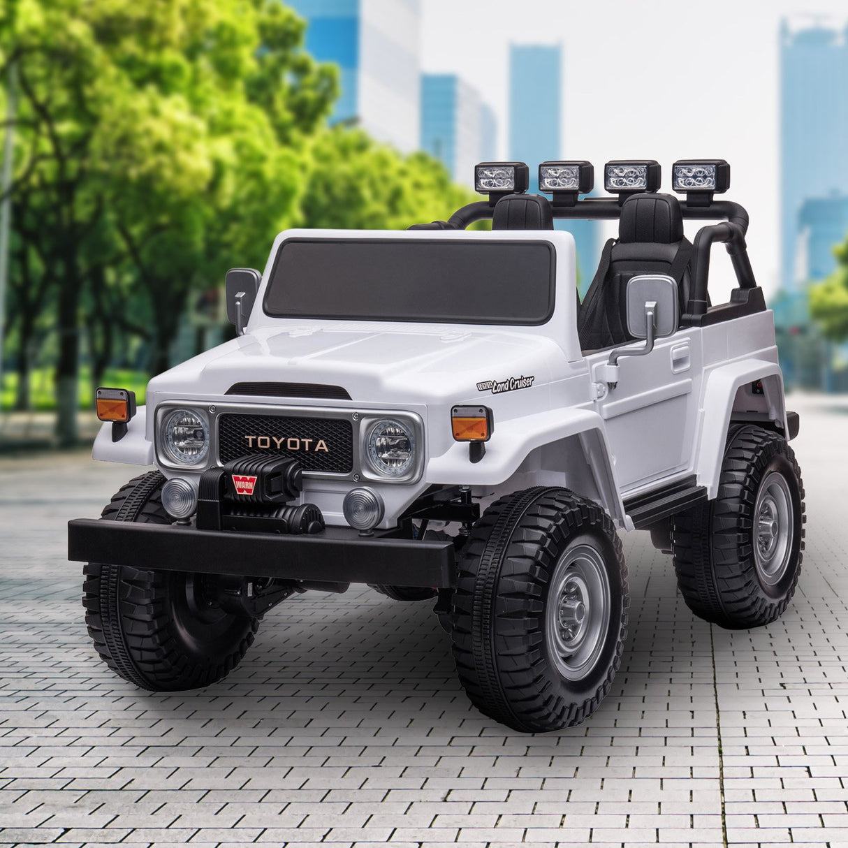 Blyton Kids Ride On Car, 12V Electric 2 Seater 4WD