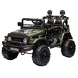 Pembrey Kids Ride On Car, 12V Electric 4WD, Green