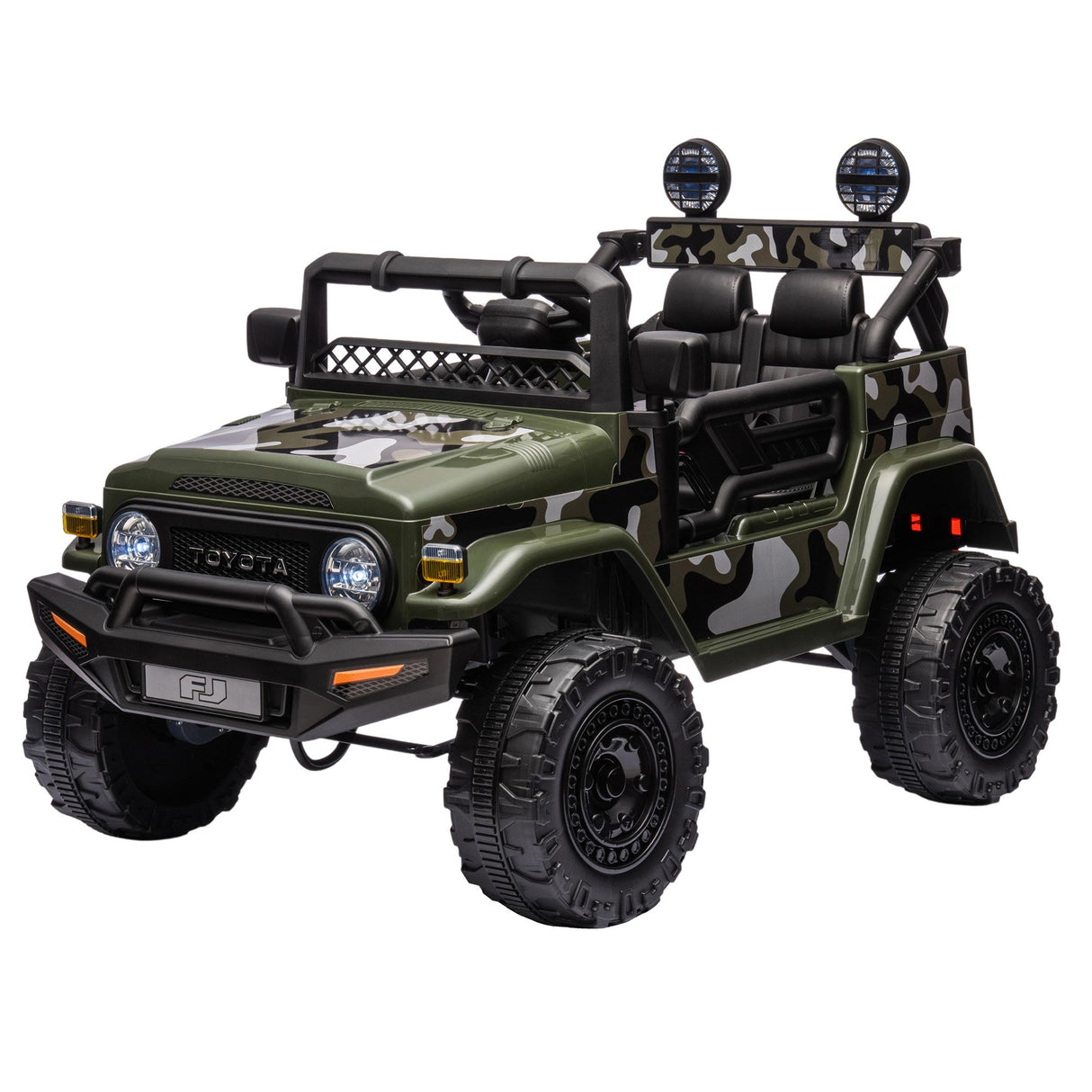 Pembrey Kids Ride On Car, 12V Electric 4WD, Green
