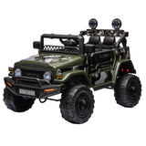 Pembrey Kids Ride On Car, 12V Electric 4WD, Green