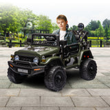 Pembrey Kids Ride On Car, 12V Electric 4WD, Green