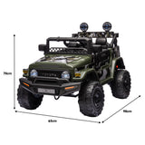 Pembrey Kids Ride On Car, 12V Electric 4WD, Green