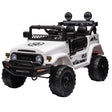 Loton white kids electric ride on off road SUV