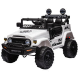 Loton white kids electric ride on off road SUV