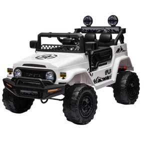 Loton white kids electric ride on off road SUV