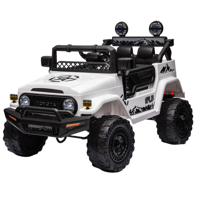 Loton white kids electric ride on off road SUV