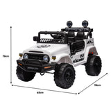 Loton Kids Ride On Car, 12V Electric, White