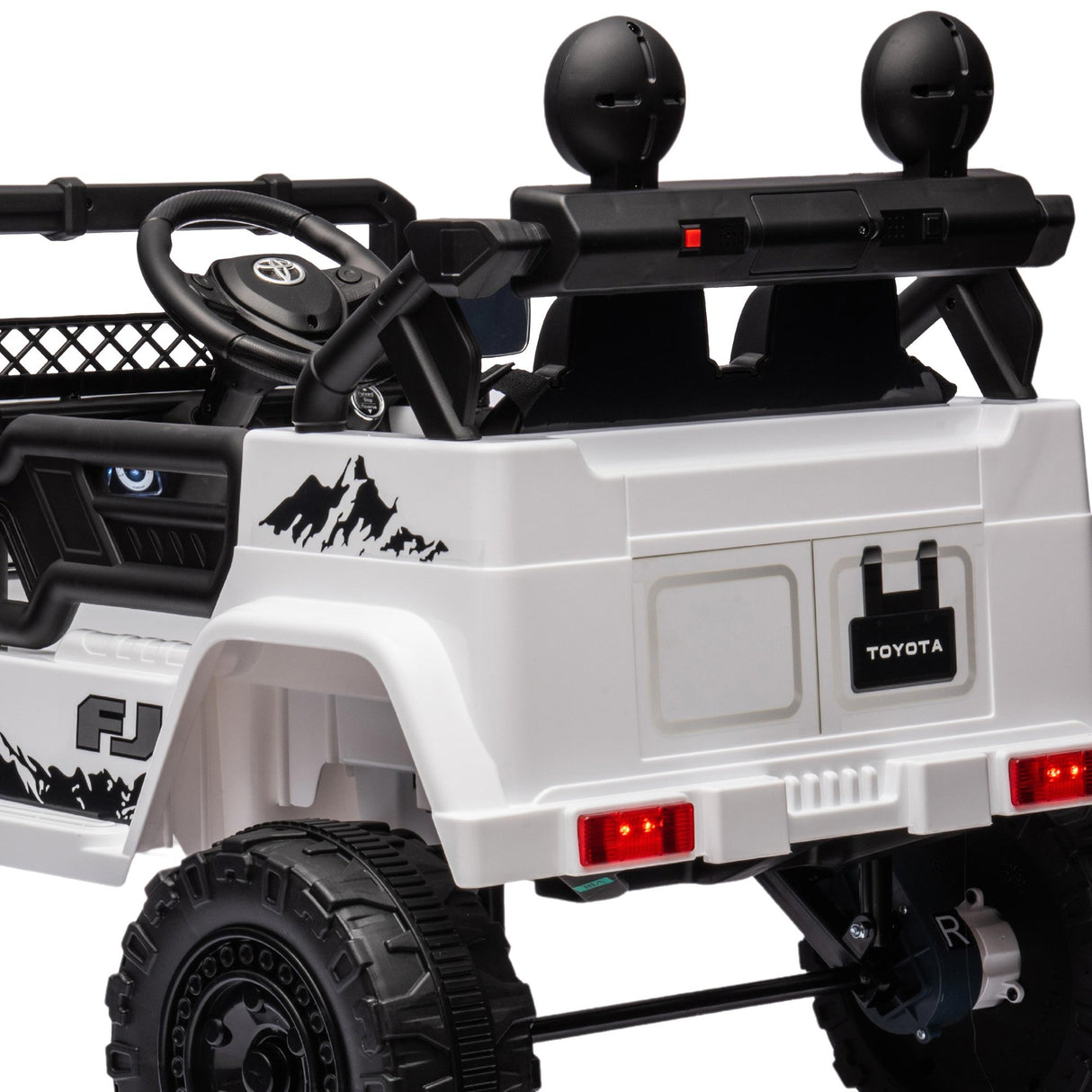Loton Kids Ride On Car, 12V Electric, White