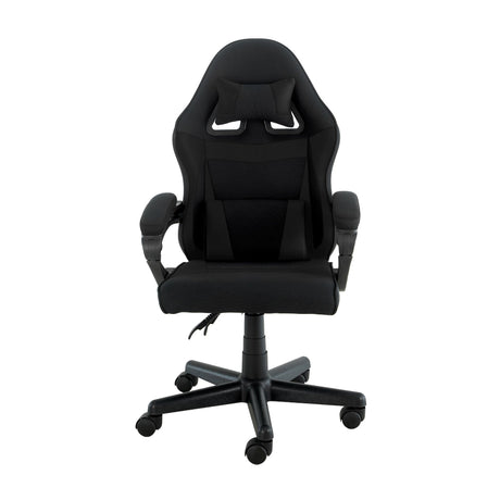 Rockingham black racing style kids gaming chair