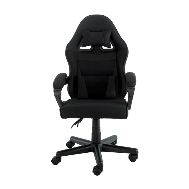 Rockingham black racing style kids gaming chair