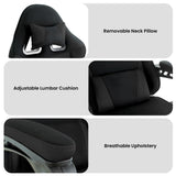 Rockingham black racing style kids gaming chair