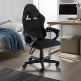 Rockingham black racing style kids gaming chair