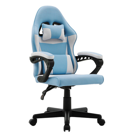 Sarantino Antre Kids Adjustable Study and Gaming Chair — Black and White — Allure Home Collections