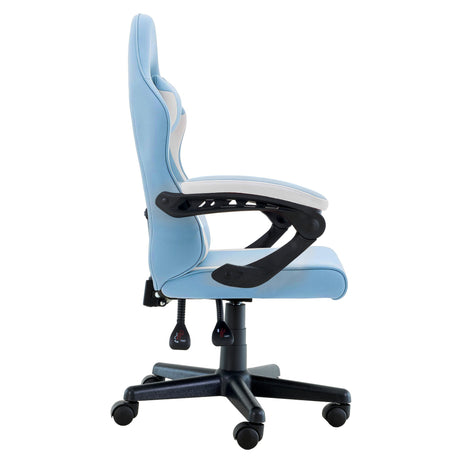 Sarantino Antre Kids Adjustable Study and Gaming Chair — Black and White — Allure Home Collections