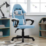Sarantino Antre Kids Adjustable Study and Gaming Chair — Black and White — Allure Home Collections