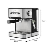 Black 4 slice toaster with browning control dial