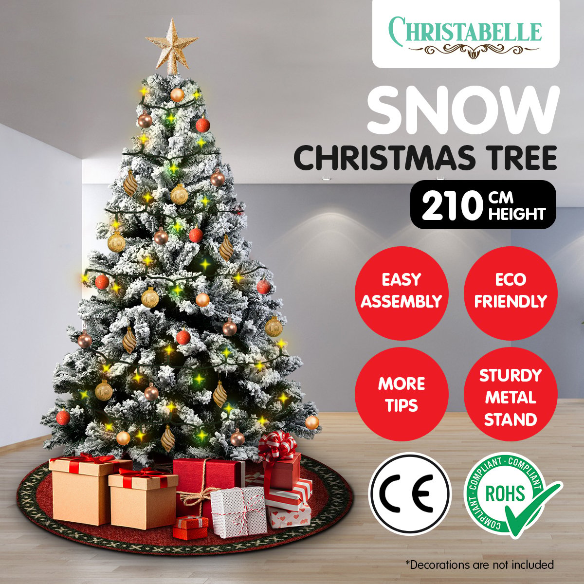 Snow-Tipped Christabelle 2.1m Christmas Tree