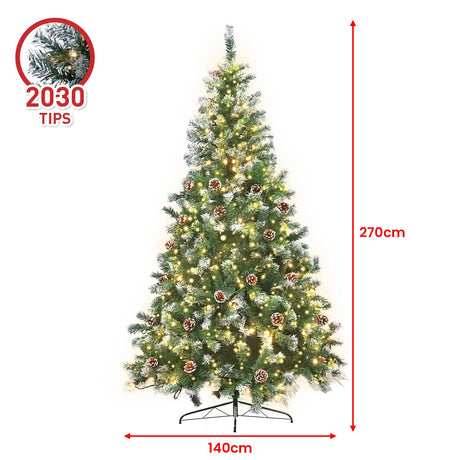 Christabelle 2.7m Pre-Lit LED Christmas Tree