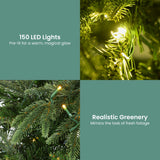 Christabelle 1.2m Prelit Everglow Fir Tree