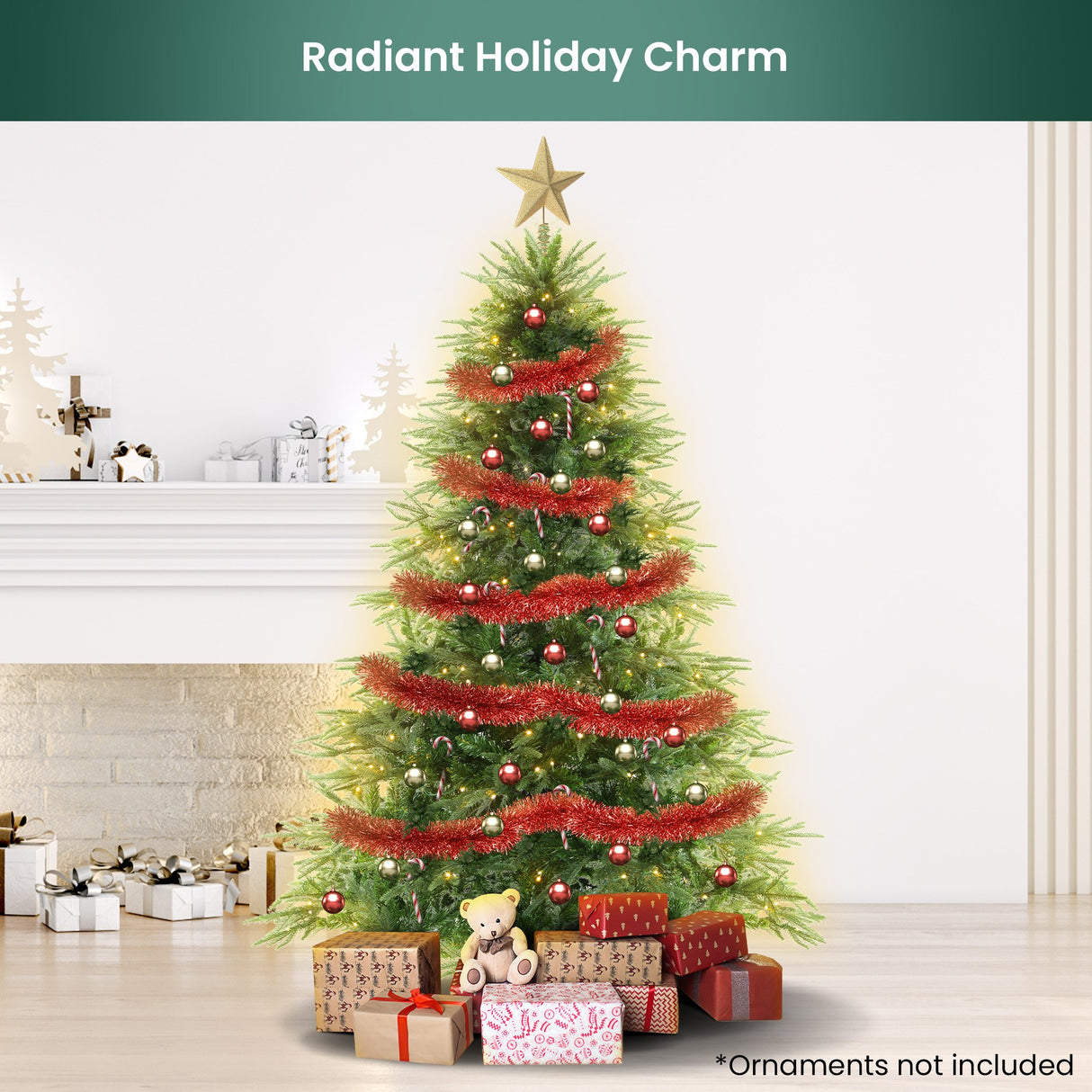 Christabelle 1.2m Prelit Everglow Fir Tree