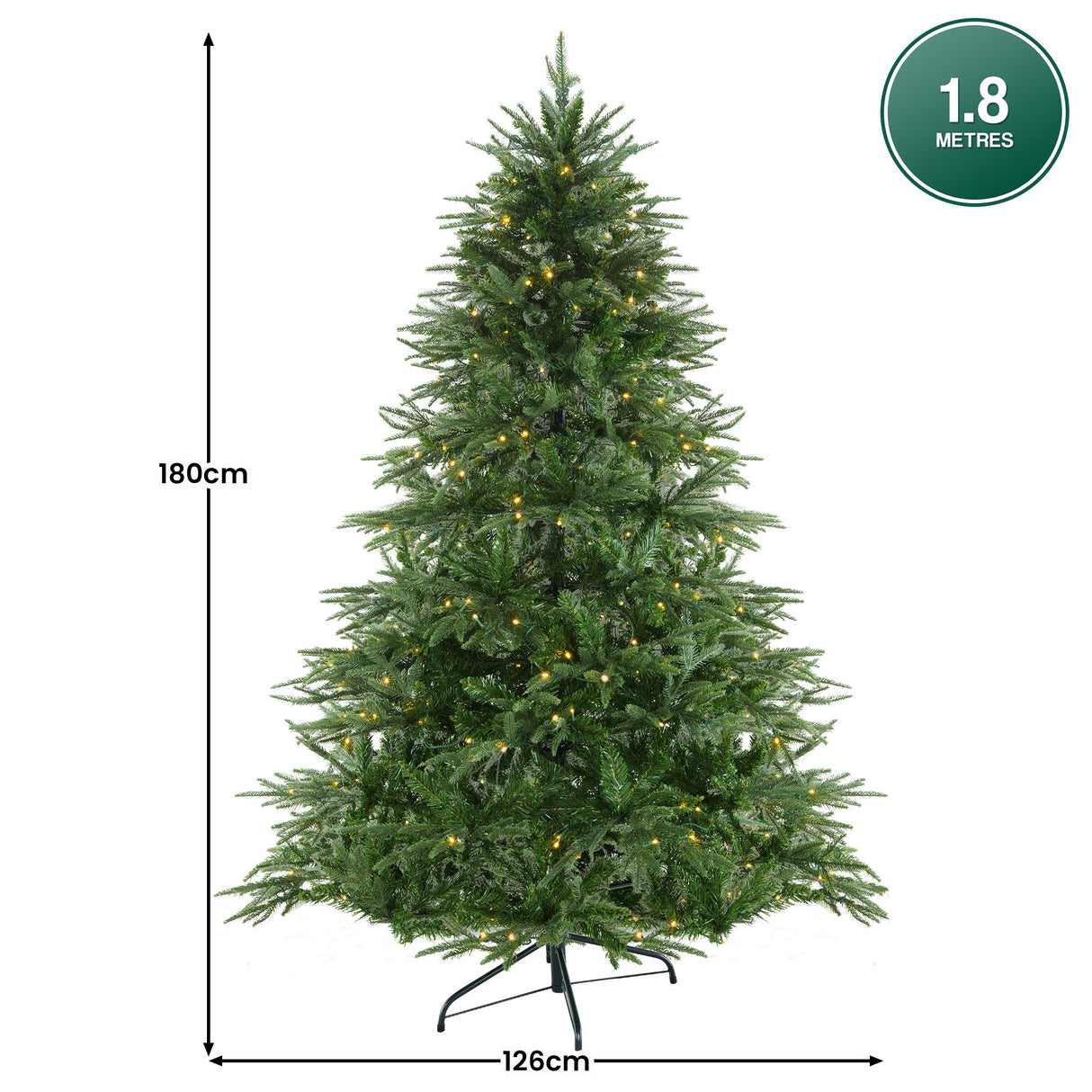 Christabelle 1.8m Prelit Everglow Fir Tree