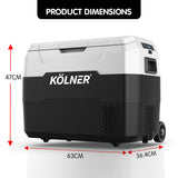 Rugged anti vibration case of the 40 L portable fridge freezer