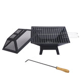 Darwin Portable Fire Pit, Galvanised Steel