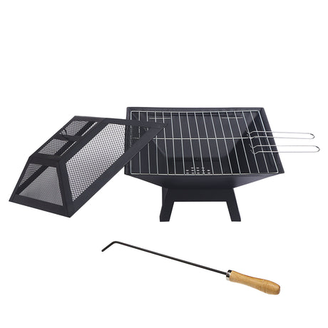 Darwin Portable Fire Pit, Galvanised Steel