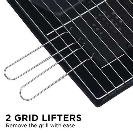 Darwin Portable Fire Pit, Galvanised Steel