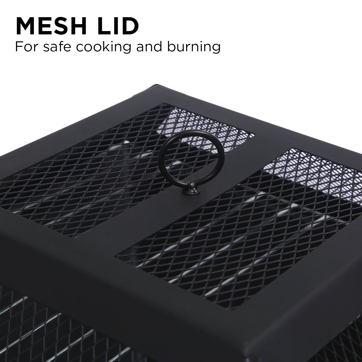 Darwin Portable Fire Pit, Galvanised Steel