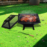 Darwin Portable Fire Pit, Galvanised Steel