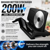 Dimensions of electric food slicer, 37.5 by 26 by 27.5 centimetres
