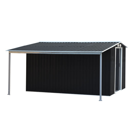Wallaroo 10x8ft Zinc Steel Garden Shed