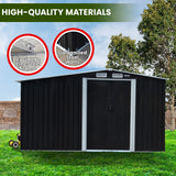 Wallaroo 10x8FT Garden Shed with Storage