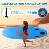 Inflatable Stand Up Paddle Board, 10ft Blue, view 7