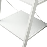 Sarantino Amelia White 5-Tier Ladder Shelf