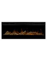Close up of natural driftwood pieces included in the fireplace accessory kit