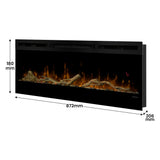 Neutral tone river rocks supplied with the 188 cm fireplace accessory kit