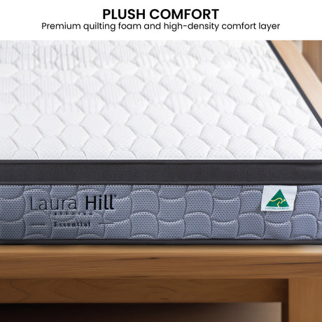 Laura Hill Essential Australian-Made 5-Zone Flex Pocket Spring Mattress — Allure Home Collections