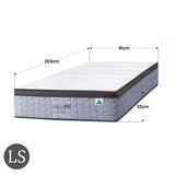 Laura Hill Essential Australian-Made 5-Zone Flex Pocket Spring Mattress — Allure Home Collections