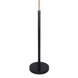 Six light Sputnik floor lamp in antique brass