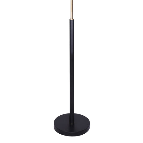 Six light Sputnik floor lamp in antique brass
