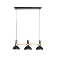 Three light retro hanging pendant lamp