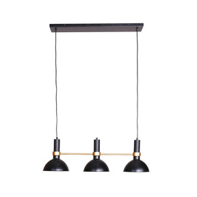 Three light retro hanging pendant lamp