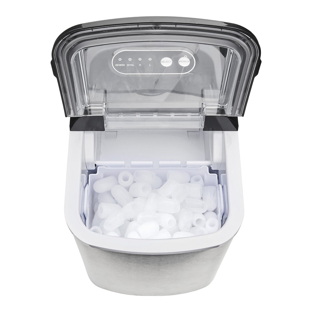 2.1 L water tank being filled on the ice maker