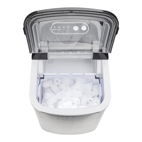 2.1 L water tank being filled on the ice maker