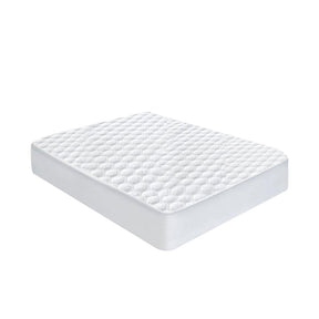 Pwllheli Cool Max waterproof mattress protector queen on a made bed