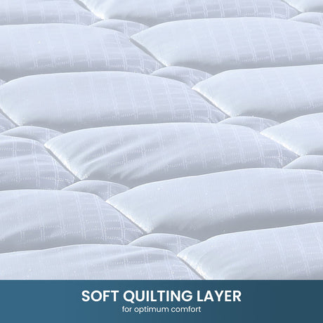 Laura Hill King Single Pocket Spring Mattress — 21cm, High-Density Foam — Allure Home Collections