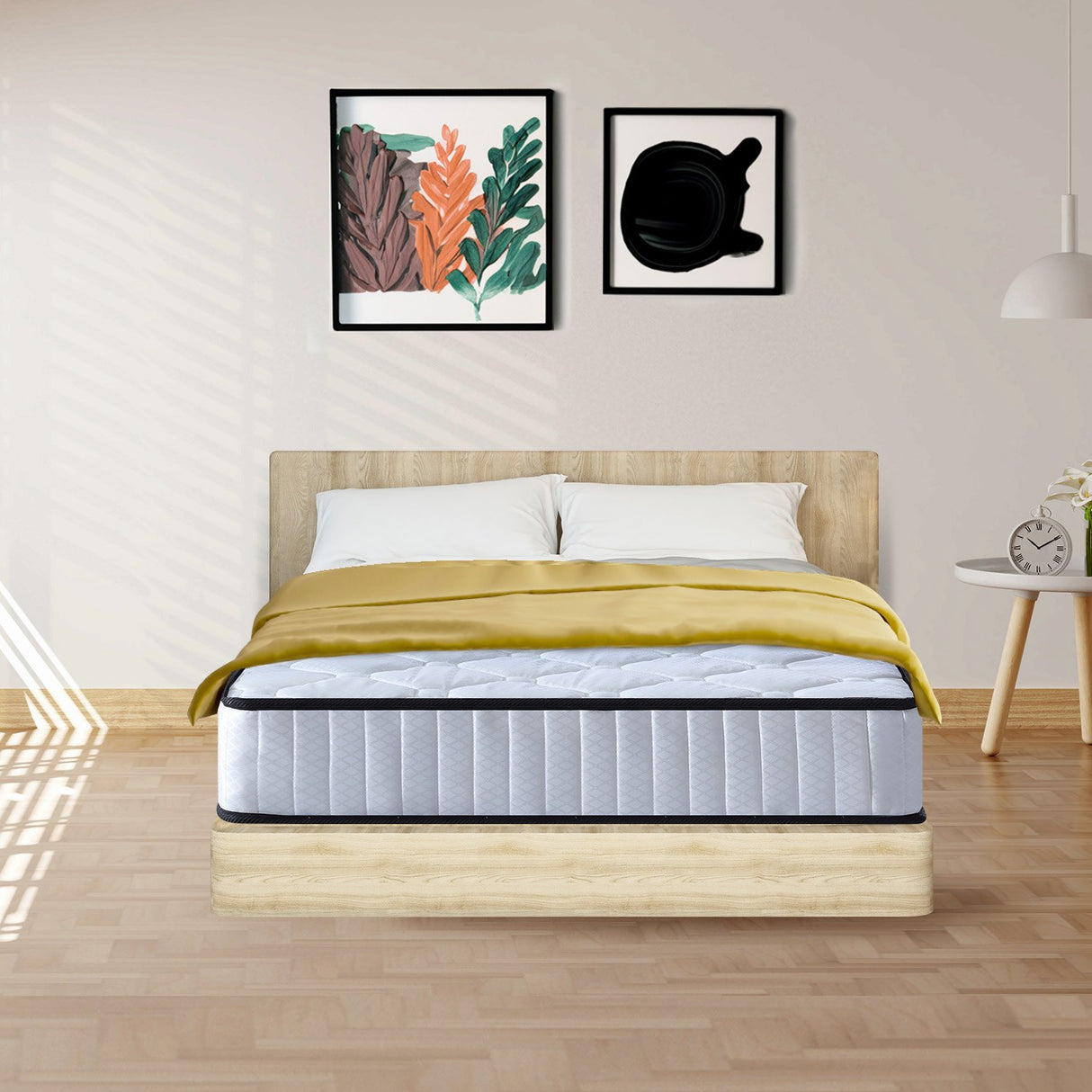 Laura Hill King Single Pocket Spring Mattress — 21cm, High-Density Foam — Allure Home Collections